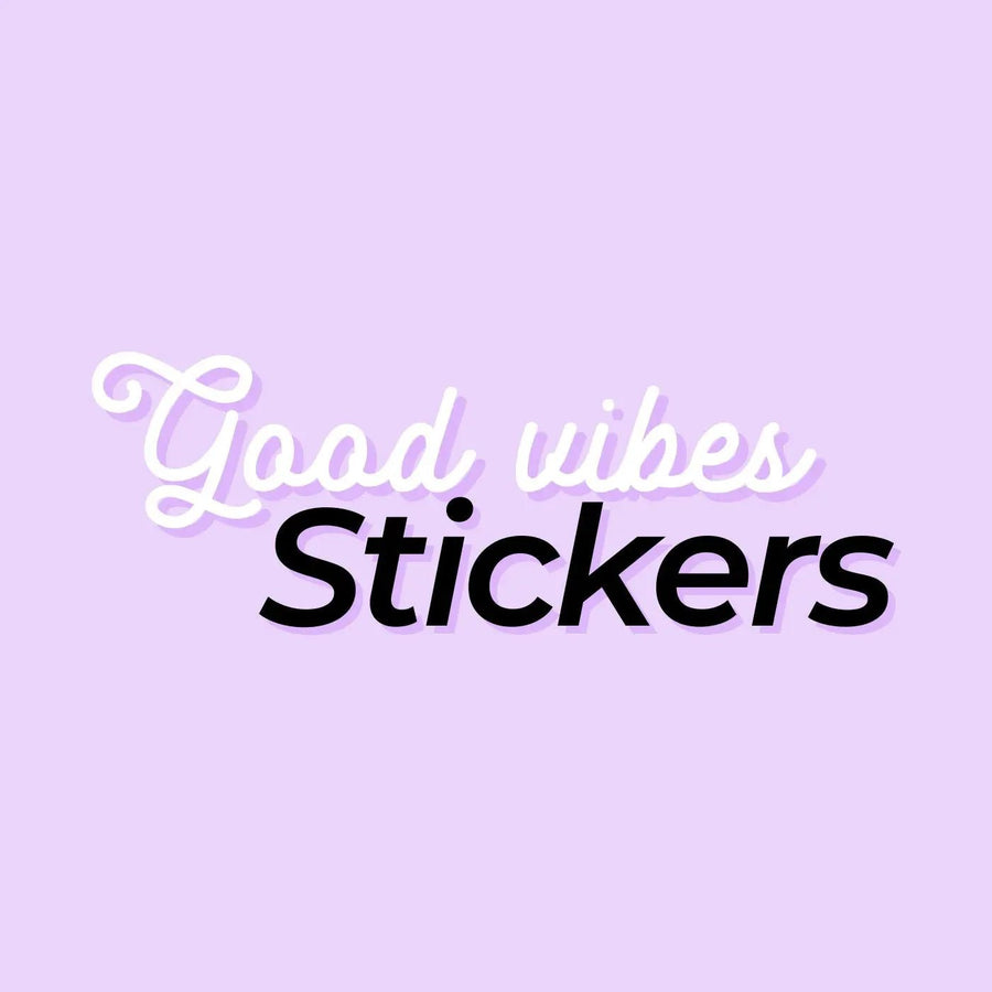 Good Vibes Stickers - MangoIllustrated