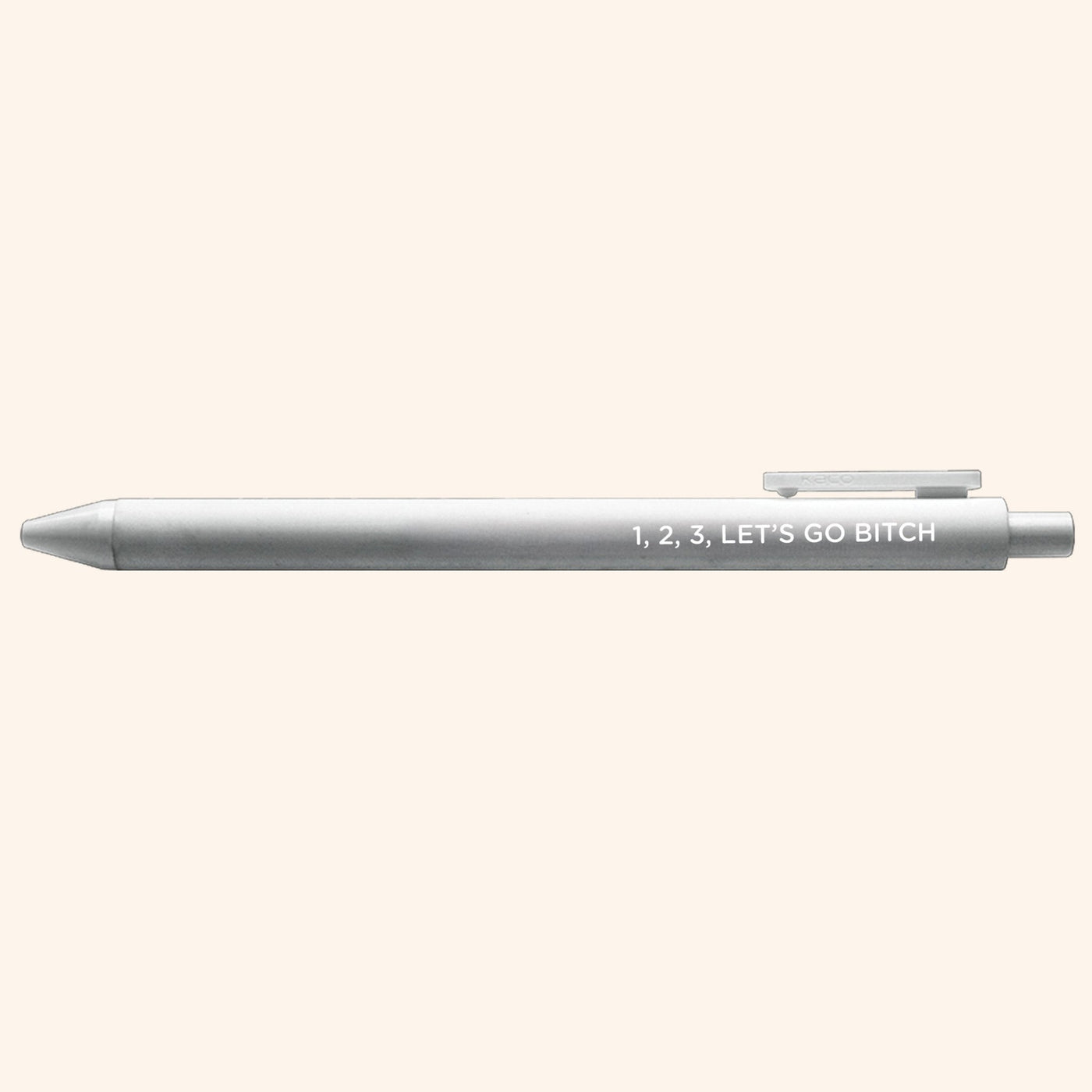 1, 2, 3, let's go bitch jotter gel pen - MangoIllustrated - Pens