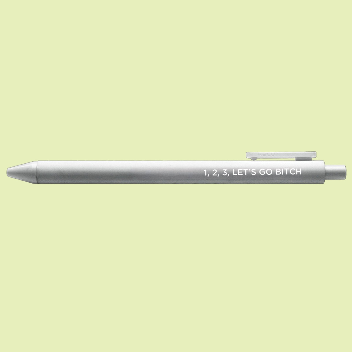 1, 2, 3, let's go bitch jotter gel pen - MangoIllustrated - Pens