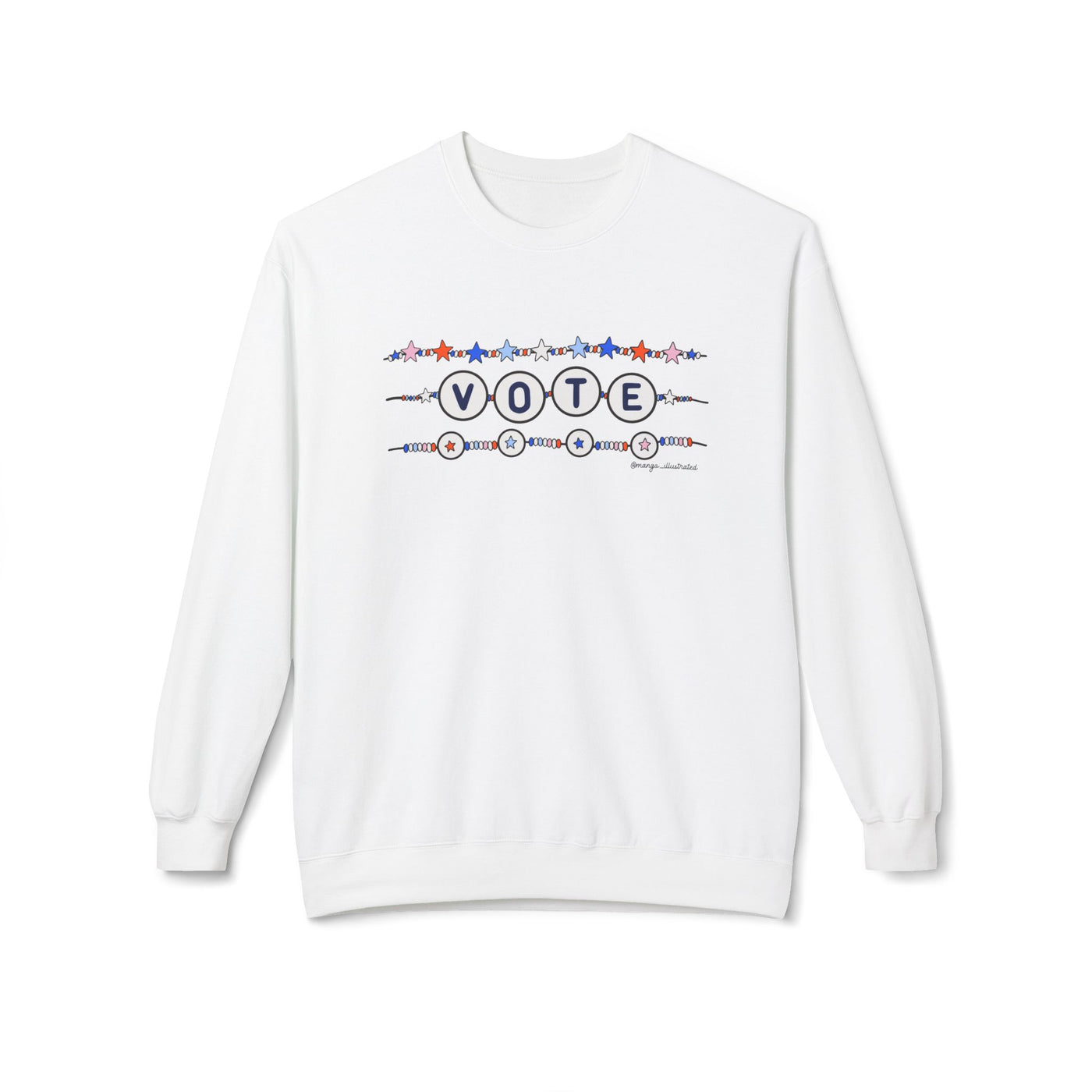 Vote Friendship Bracelet crewneck sweatshirt