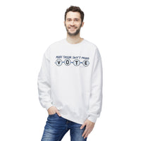 Make Taylor Proud Vote Friendship Bracelet crewneck sweatshirt