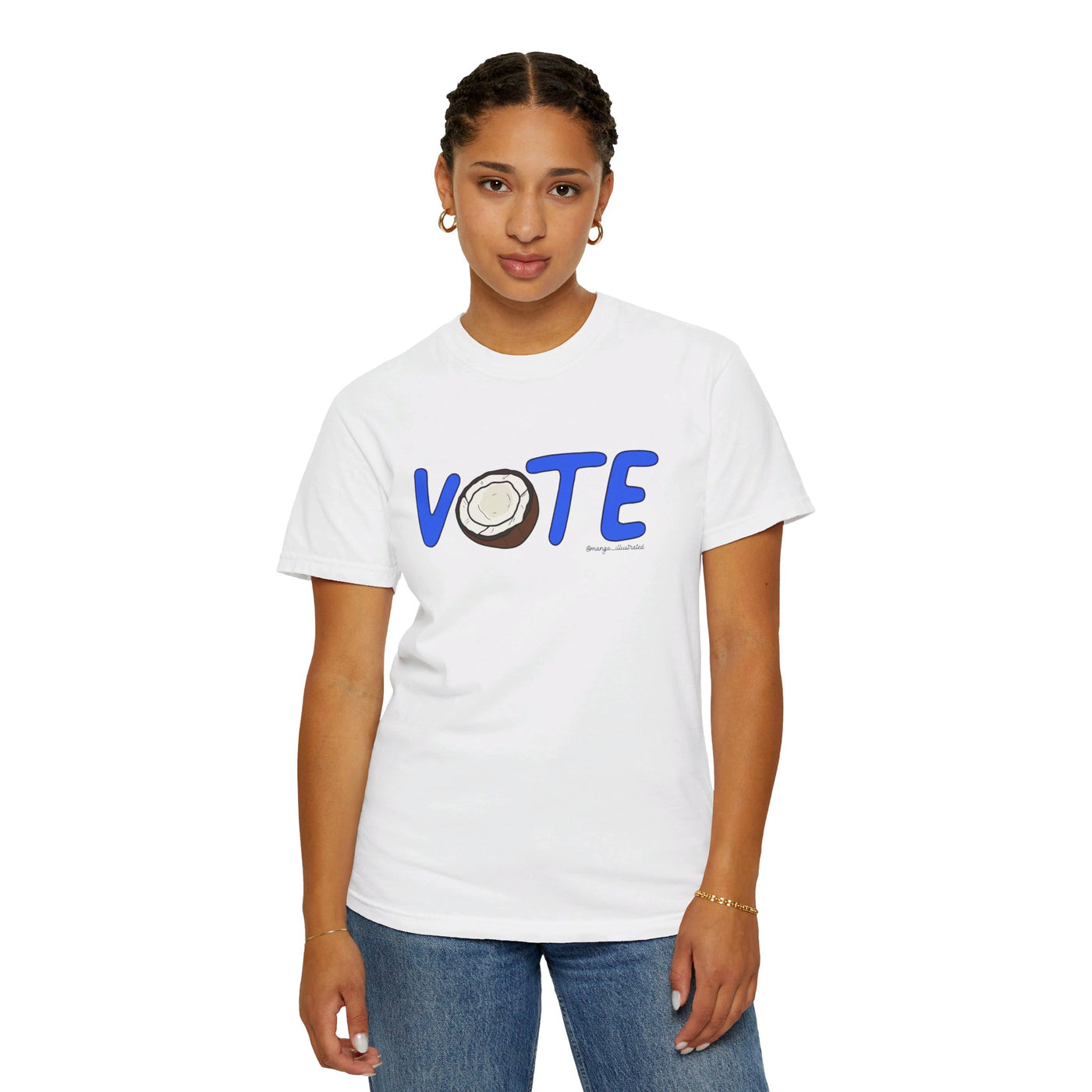 Vote coconut t-shirt