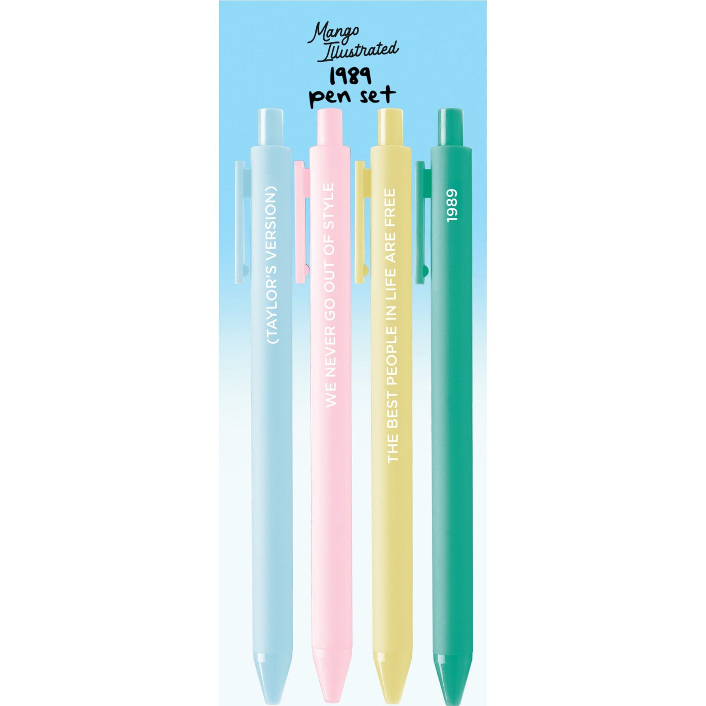 1989 gel pen set - MangoIllustrated - Pen Sets
