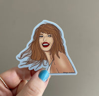 1989 portrait sticker - MangoIllustrated - Sticker