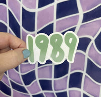 1989 sticker - green - MangoIllustrated - Sticker