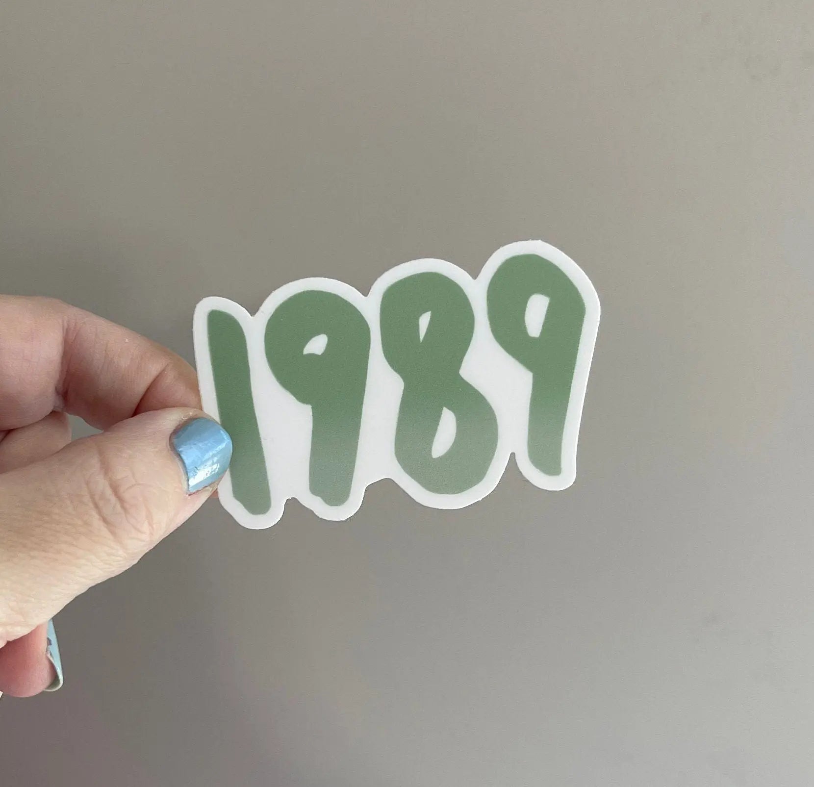 1989 sticker - green - MangoIllustrated - Sticker