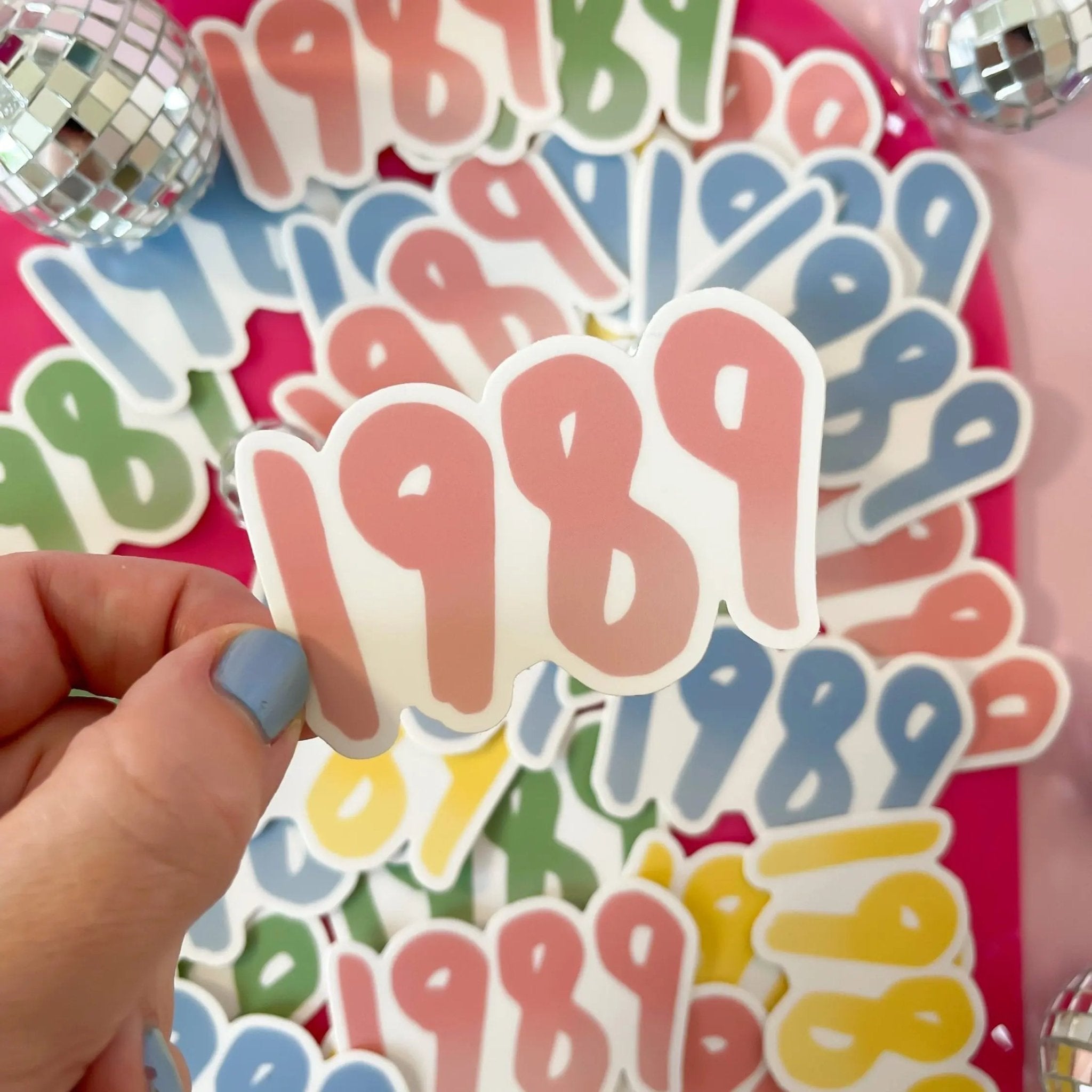 1989 sticker - pink - MangoIllustrated - Sticker