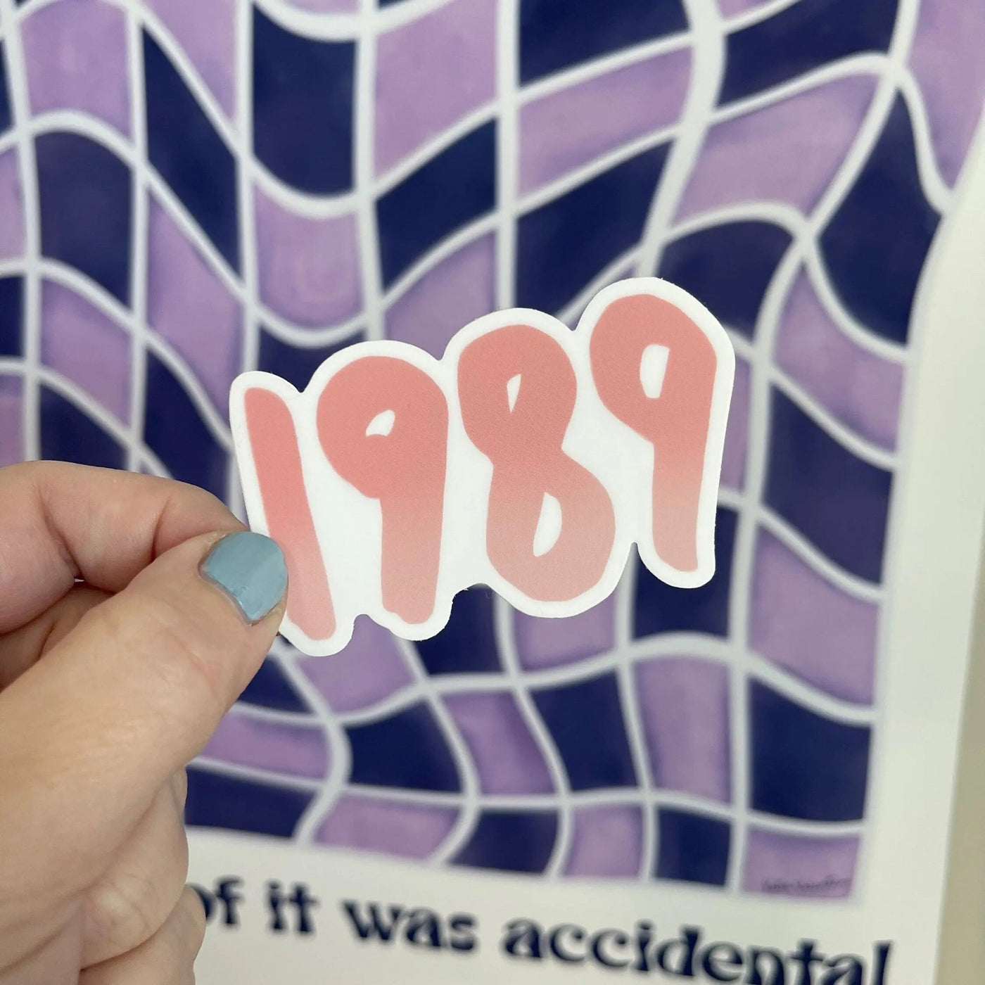 1989 sticker - pink - MangoIllustrated - Sticker