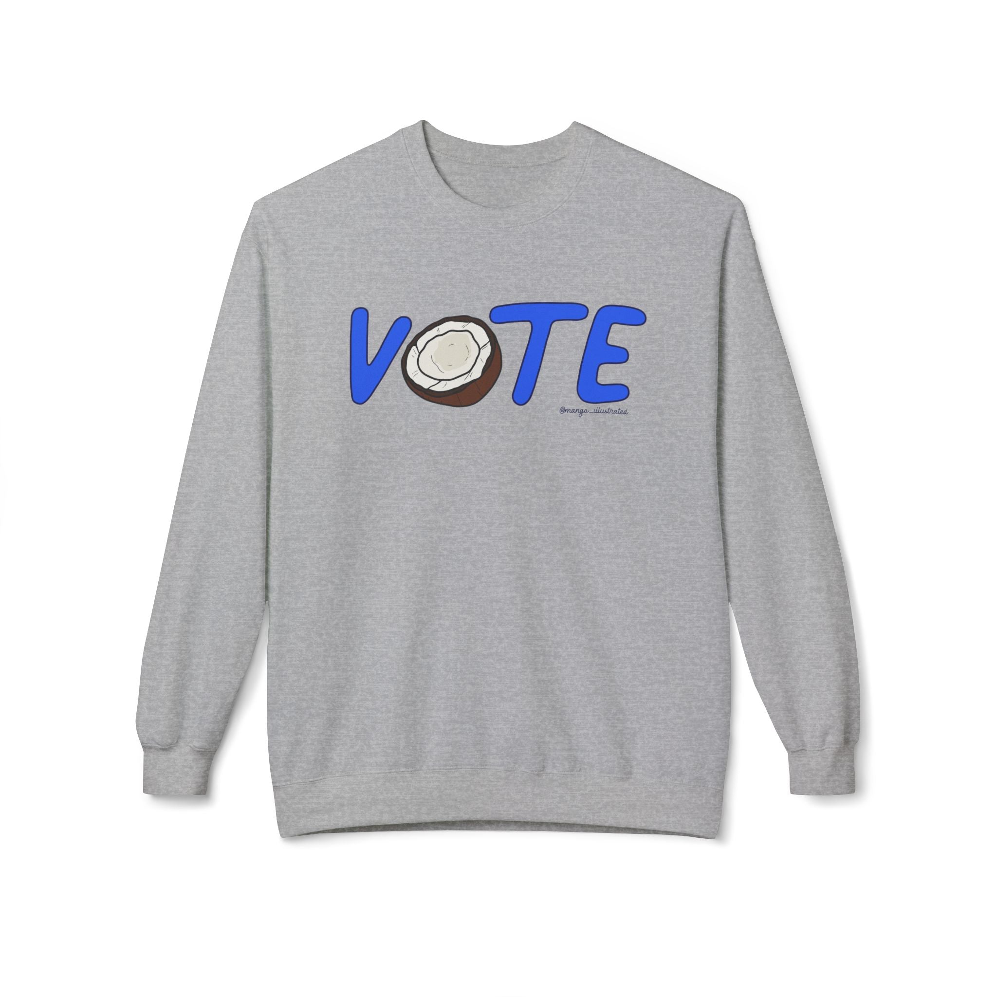 Vote coconut crewneck sweatshirt