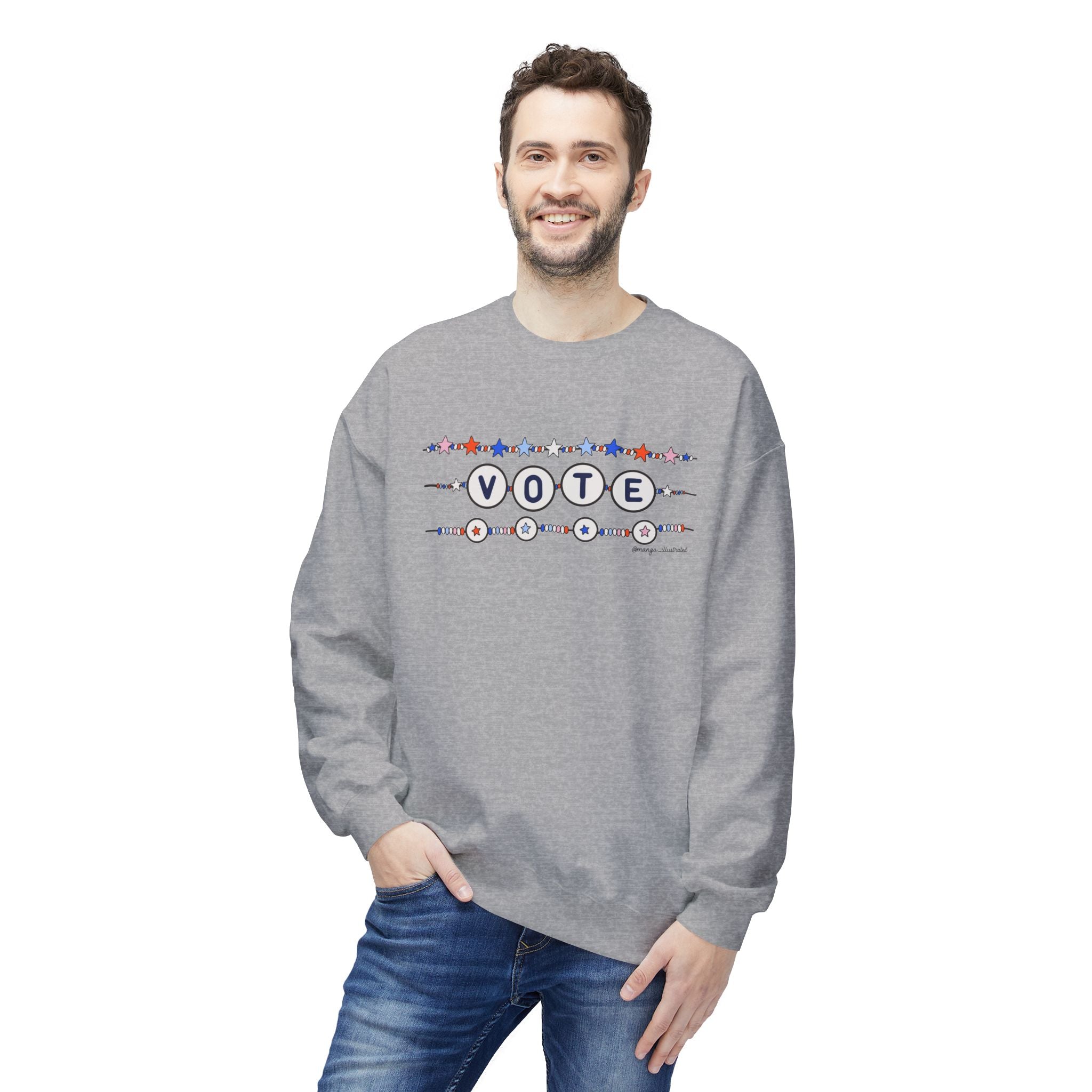 Vote Friendship Bracelet crewneck sweatshirt