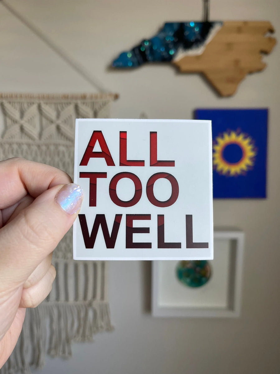 All Too Well sticker MangoIllustrated