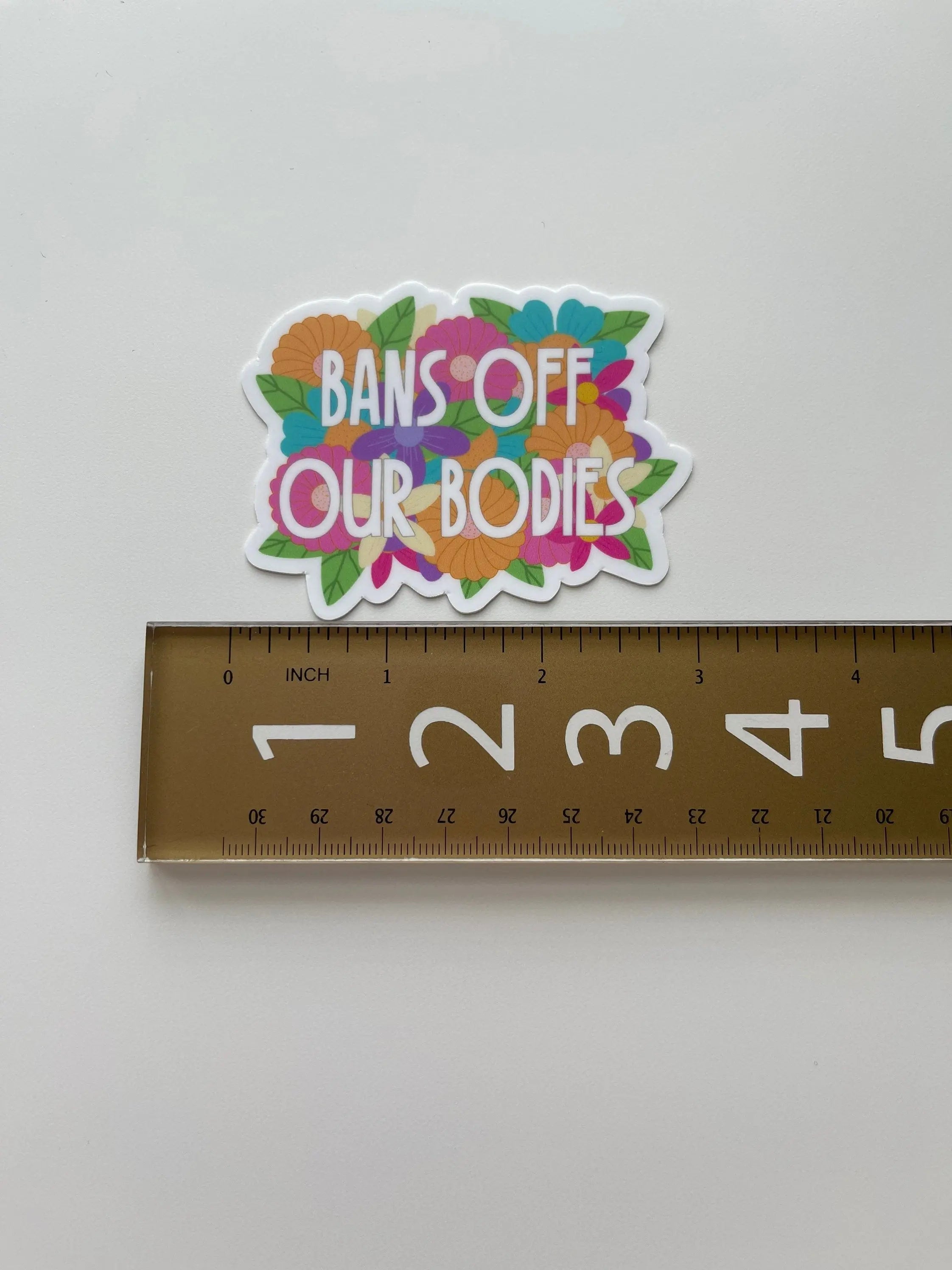 Bans Off Our Bodies sticker MangoIllustrated