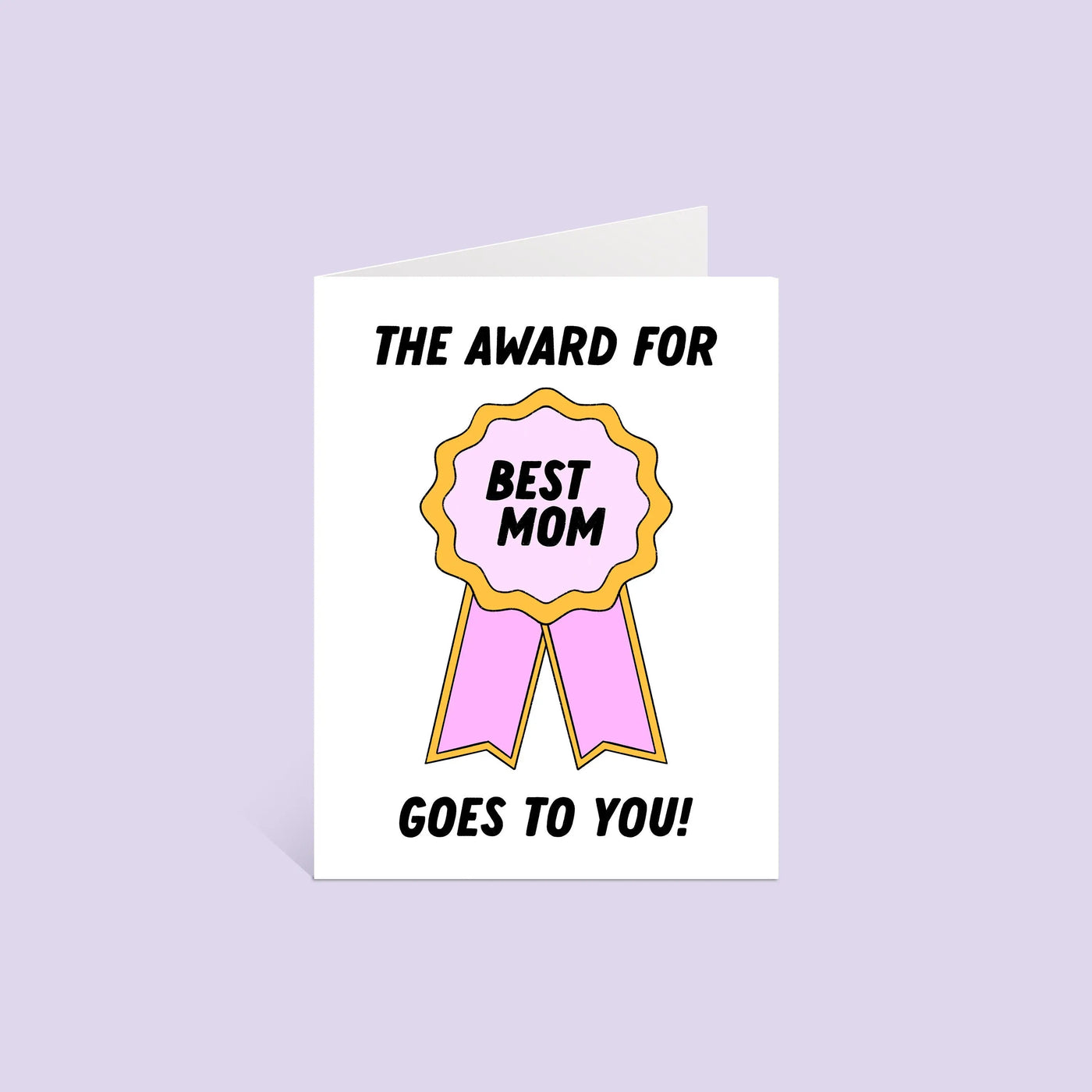 Best Mom Award card MangoIllustrated