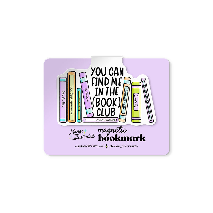 In the Book Club magnetic bookmark