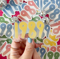 CLEAR 1989 sticker - yellow MangoIllustrated
