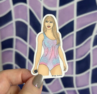 CLEAR Eras Tay sticker MangoIllustrated