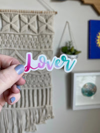 CLEAR Lover Sticker MangoIllustrated