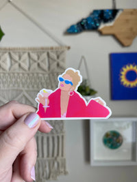 CLEAR You need to calm down Taylor sticker MangoIllustrated