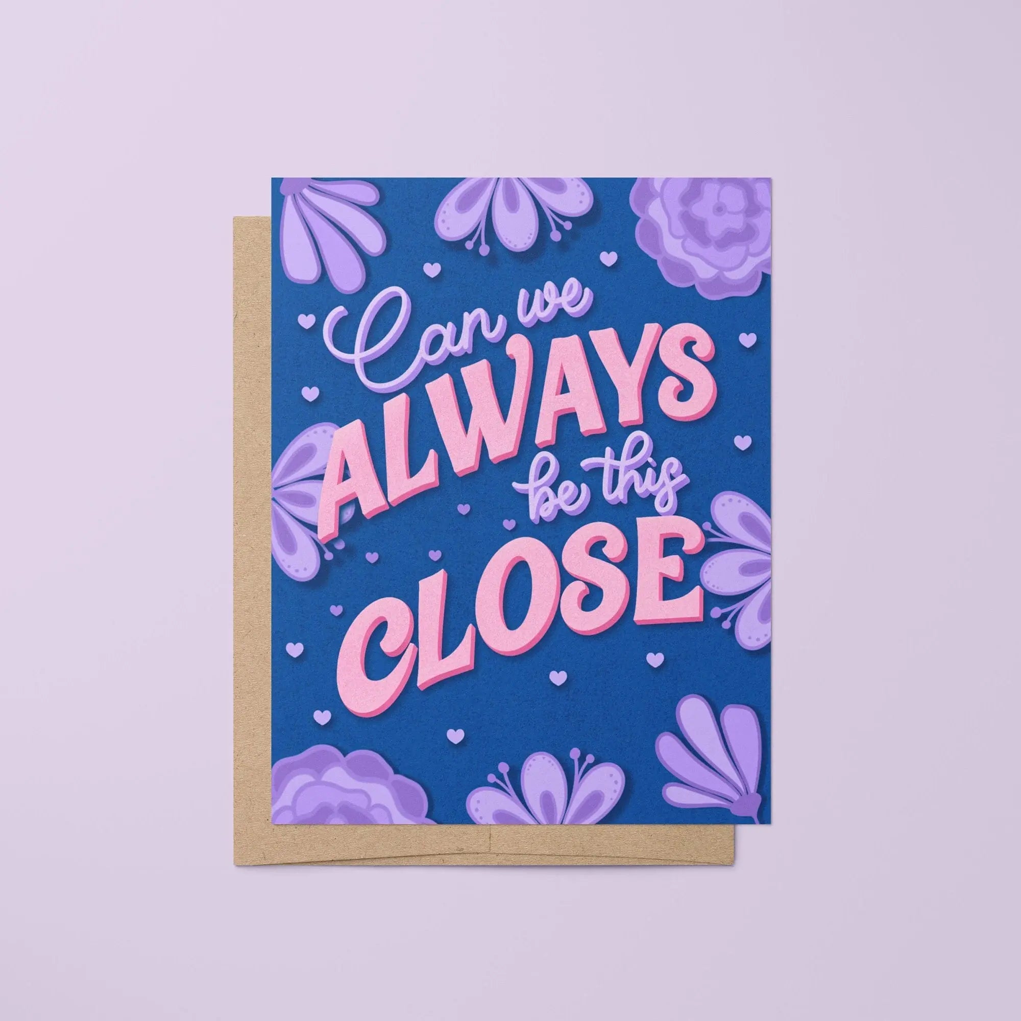 Can We Always Be This Close greeting card MangoIllustrated