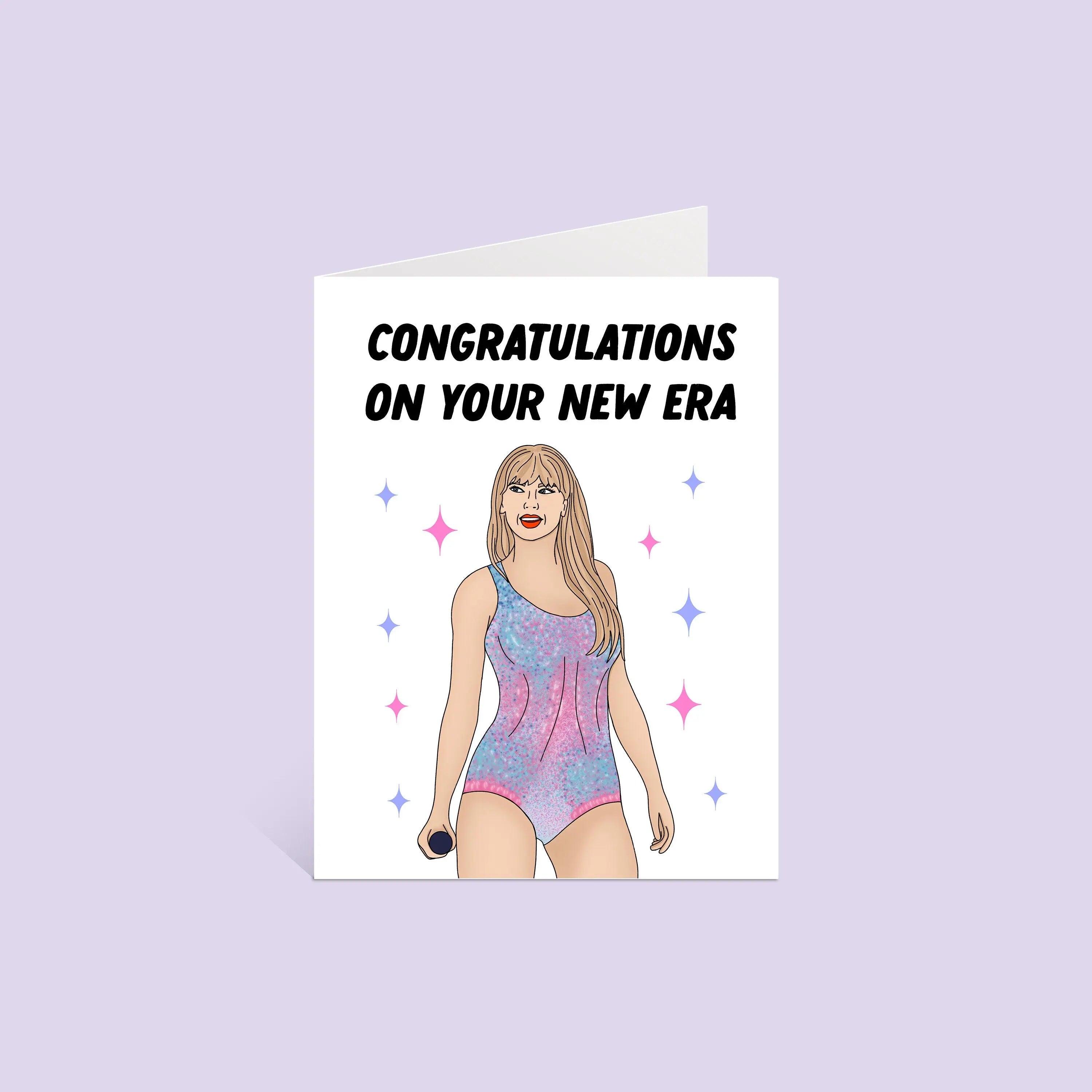 Congratulations on your new era greeting card MangoIllustrated