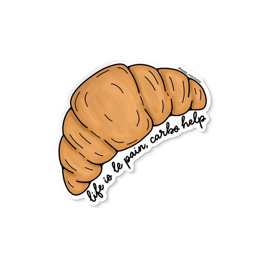 Croissant sticker