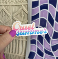 Cruel Summer sticker MangoIllustrated