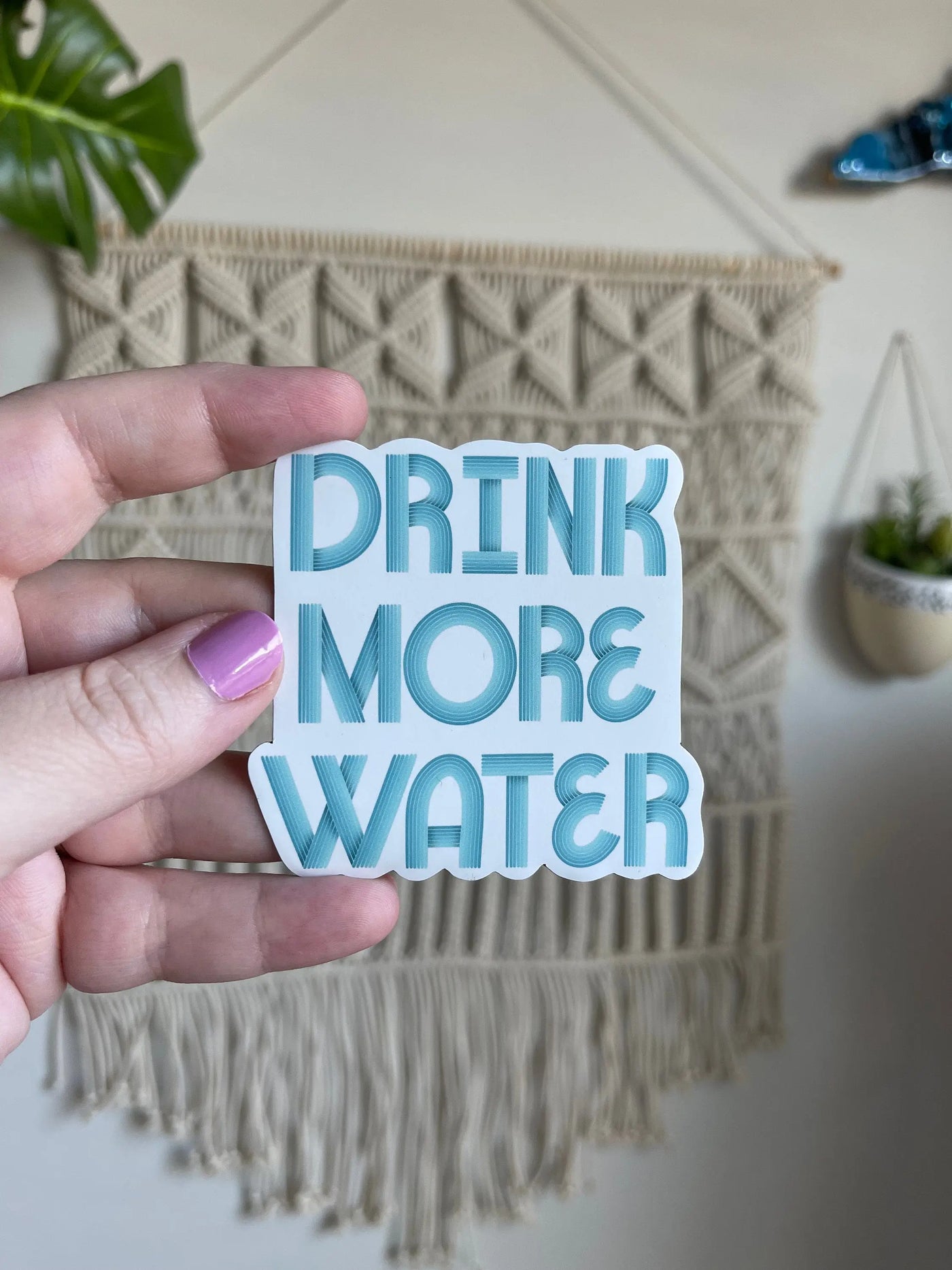 Drink more water magnet MangoIllustrated