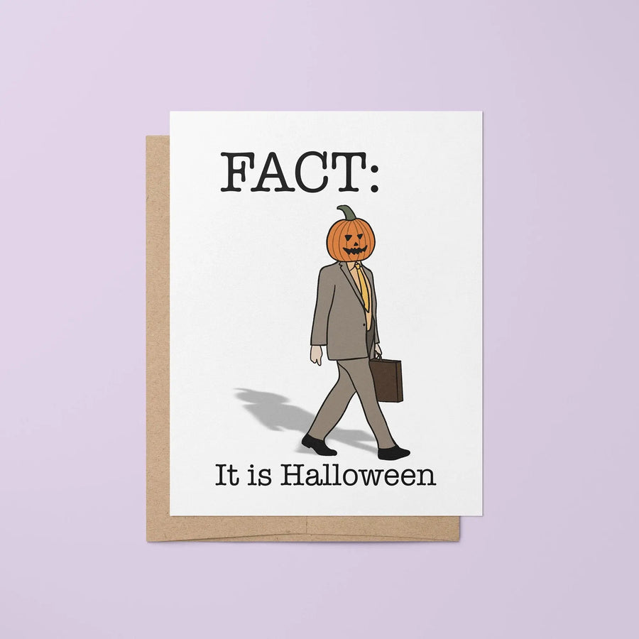 FACT it is Halloween card MangoIllustrated