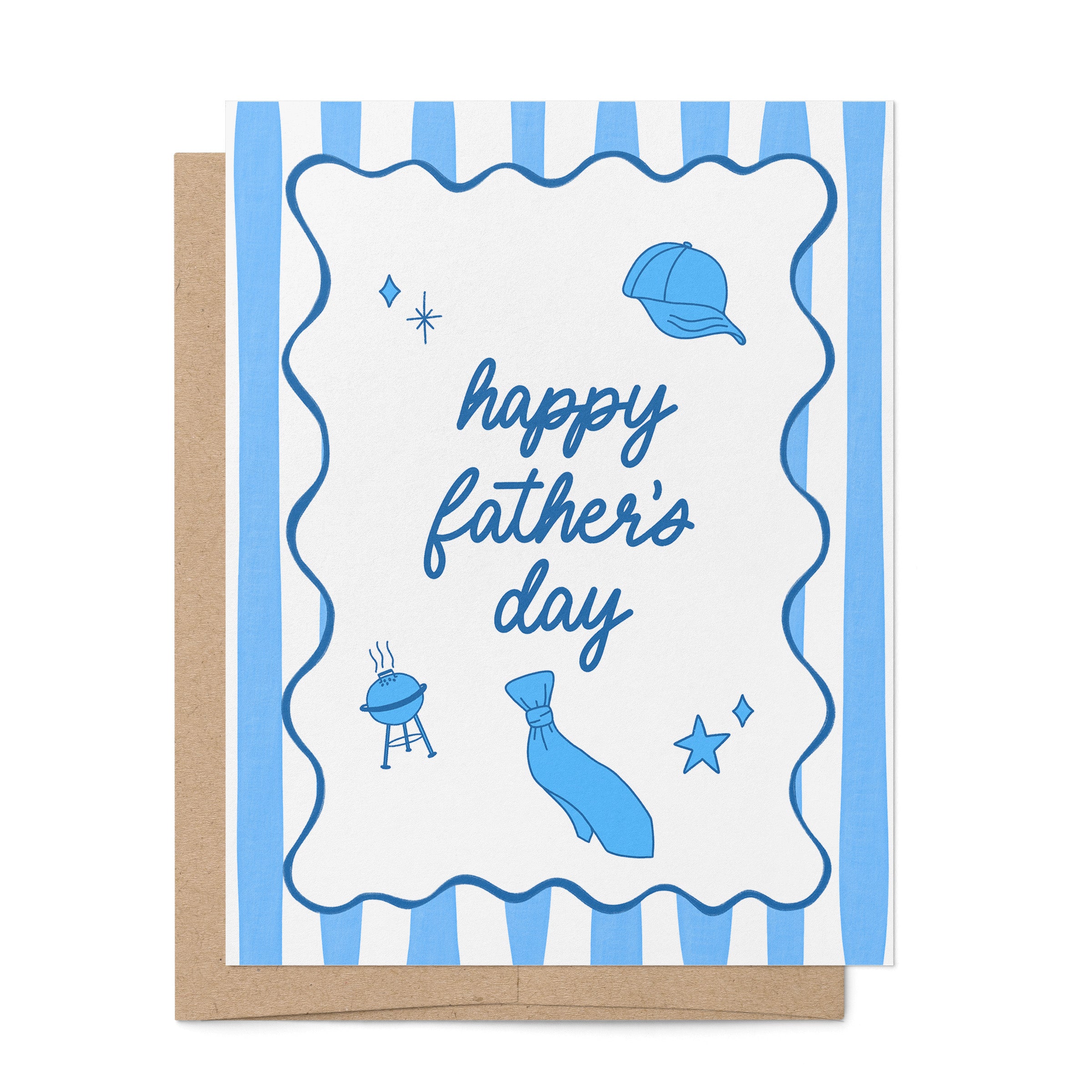 Father's Day stripes card