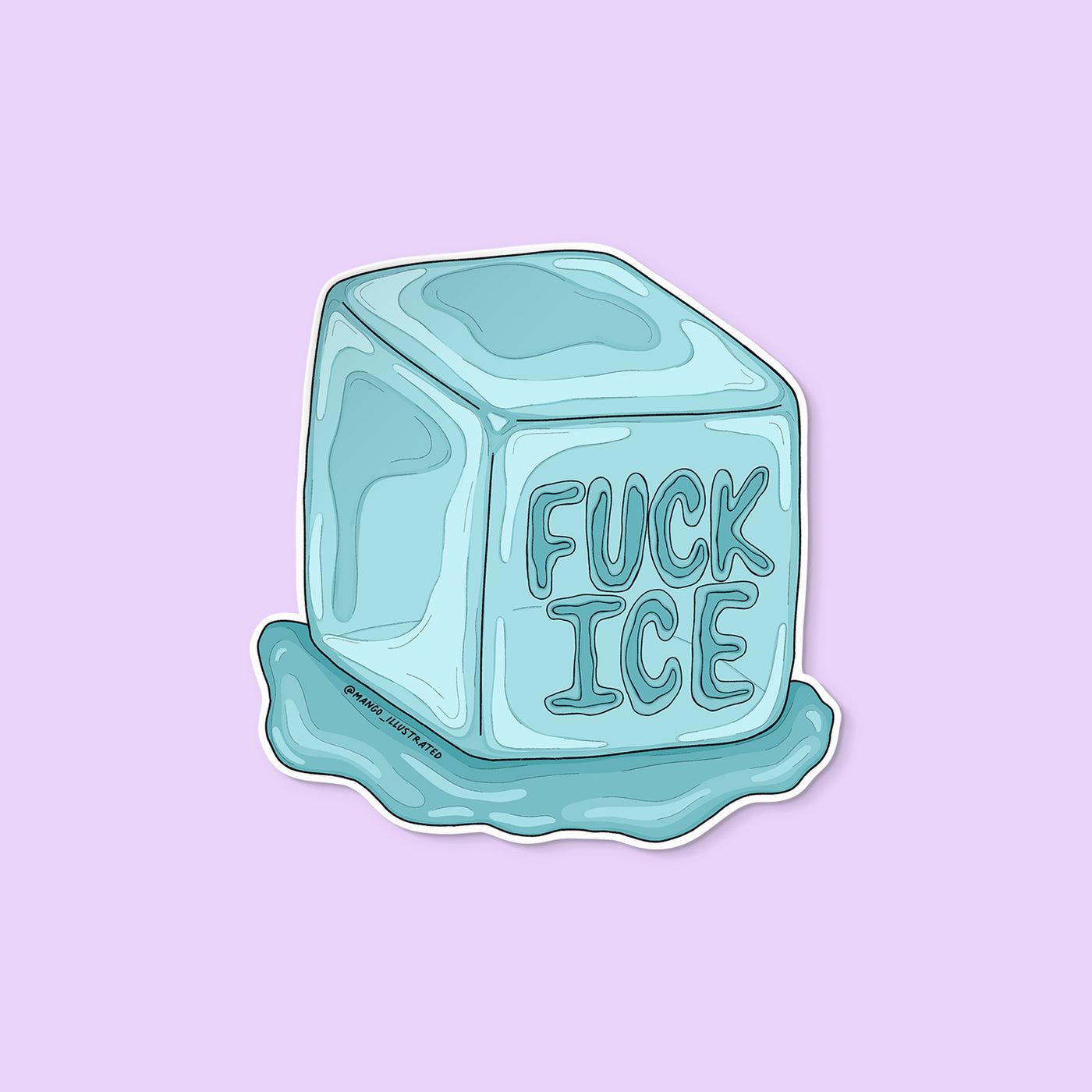 Fuck ICE sticker