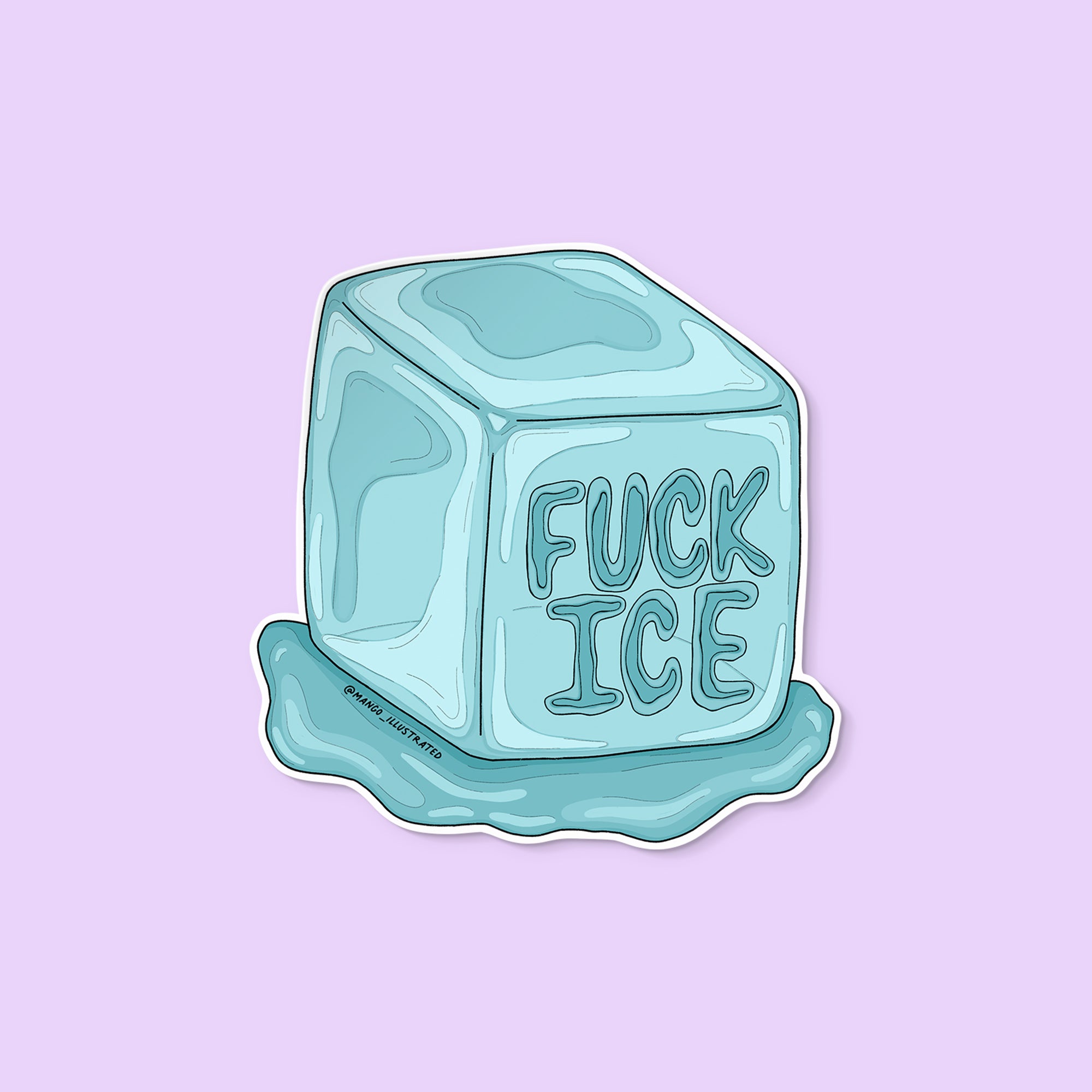 Fuck ICE sticker