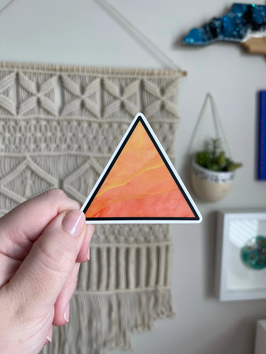 Fire element sticker MangoIllustrated