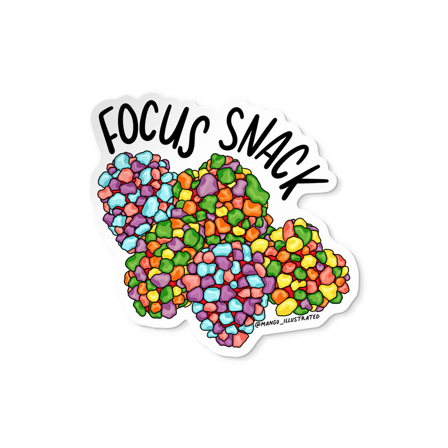 Focus Snack sticker