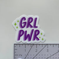GRL PWR sticker MangoIllustrated