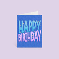 Happy Birthday card - Sparkles MangoIllustrated