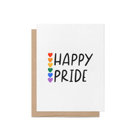 Happy Pride Card | LGBTQ+ Celebration Greeting Card