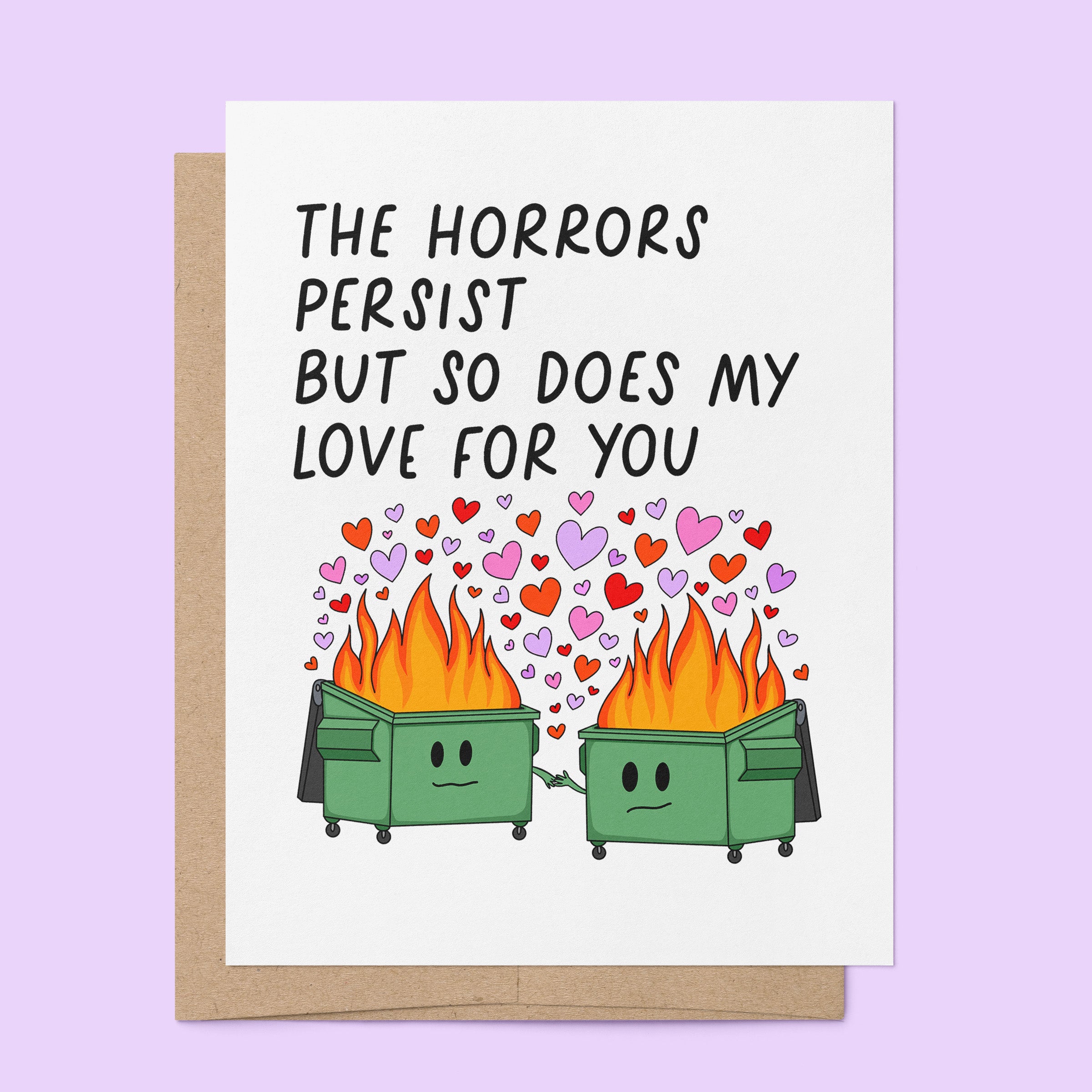 Horrors Persist love card