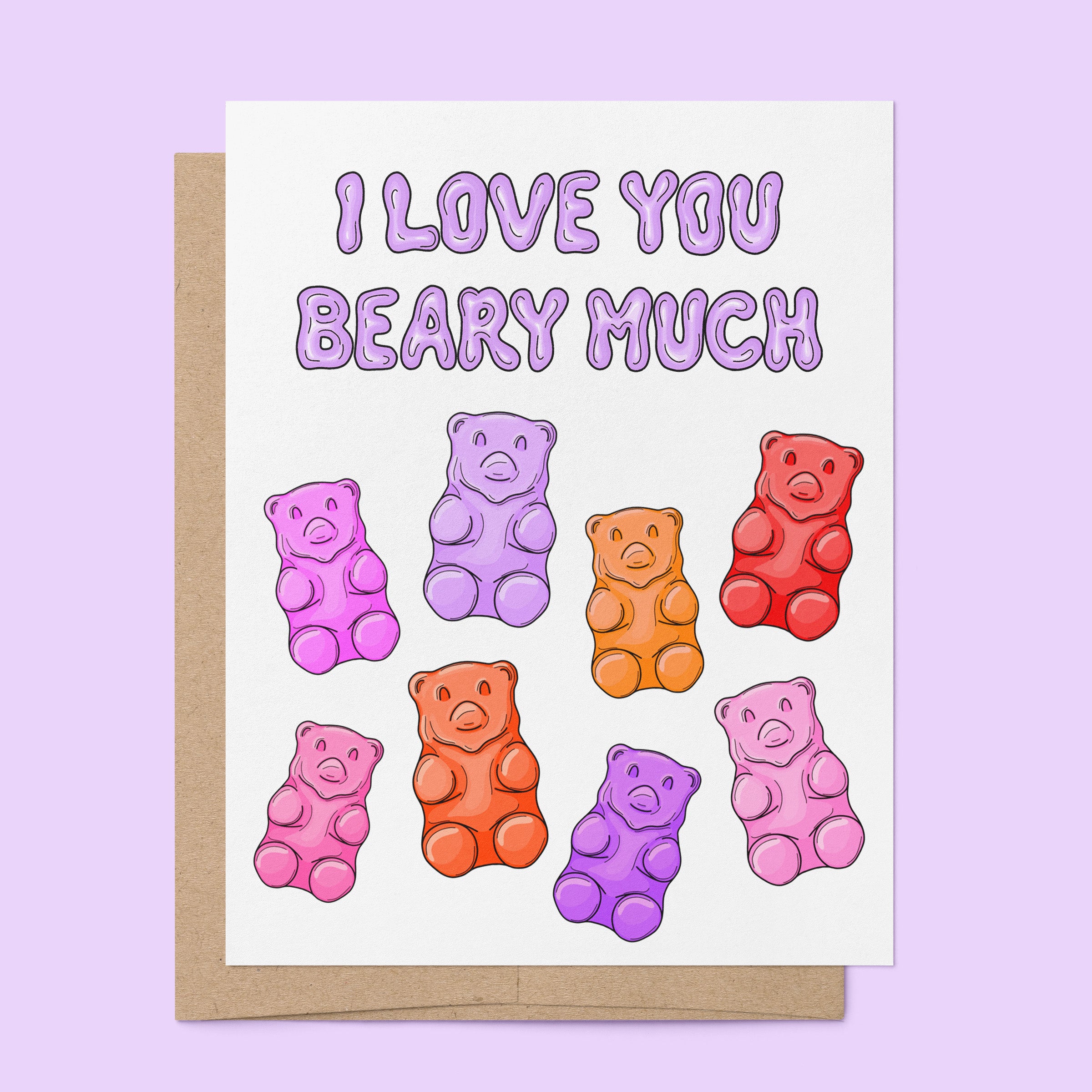 Love You Beary Much card