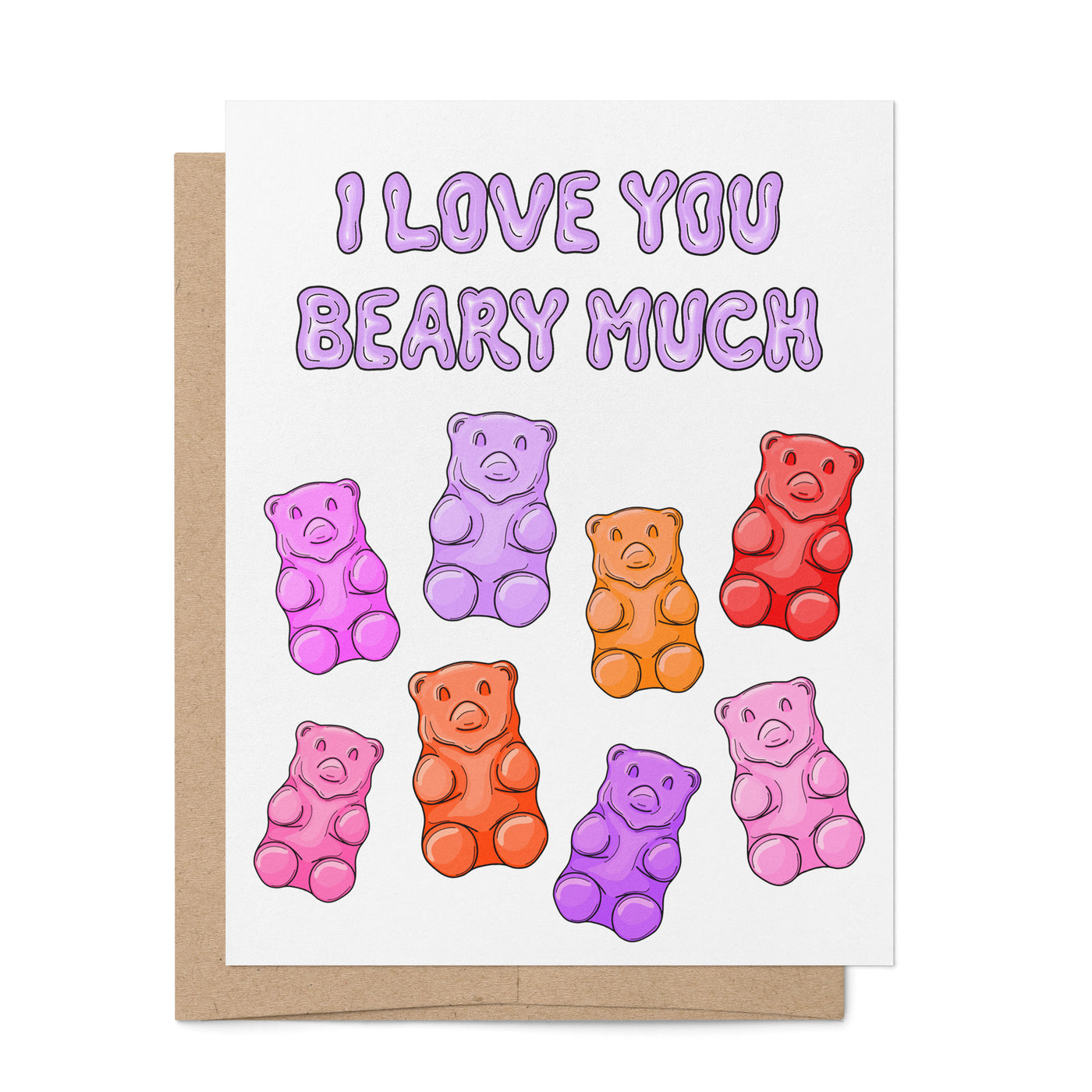 Love You Beary Much card