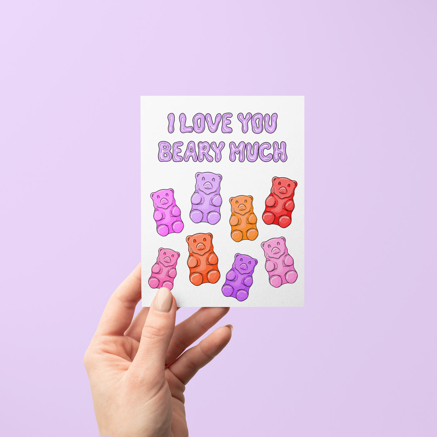 Love You Beary Much card