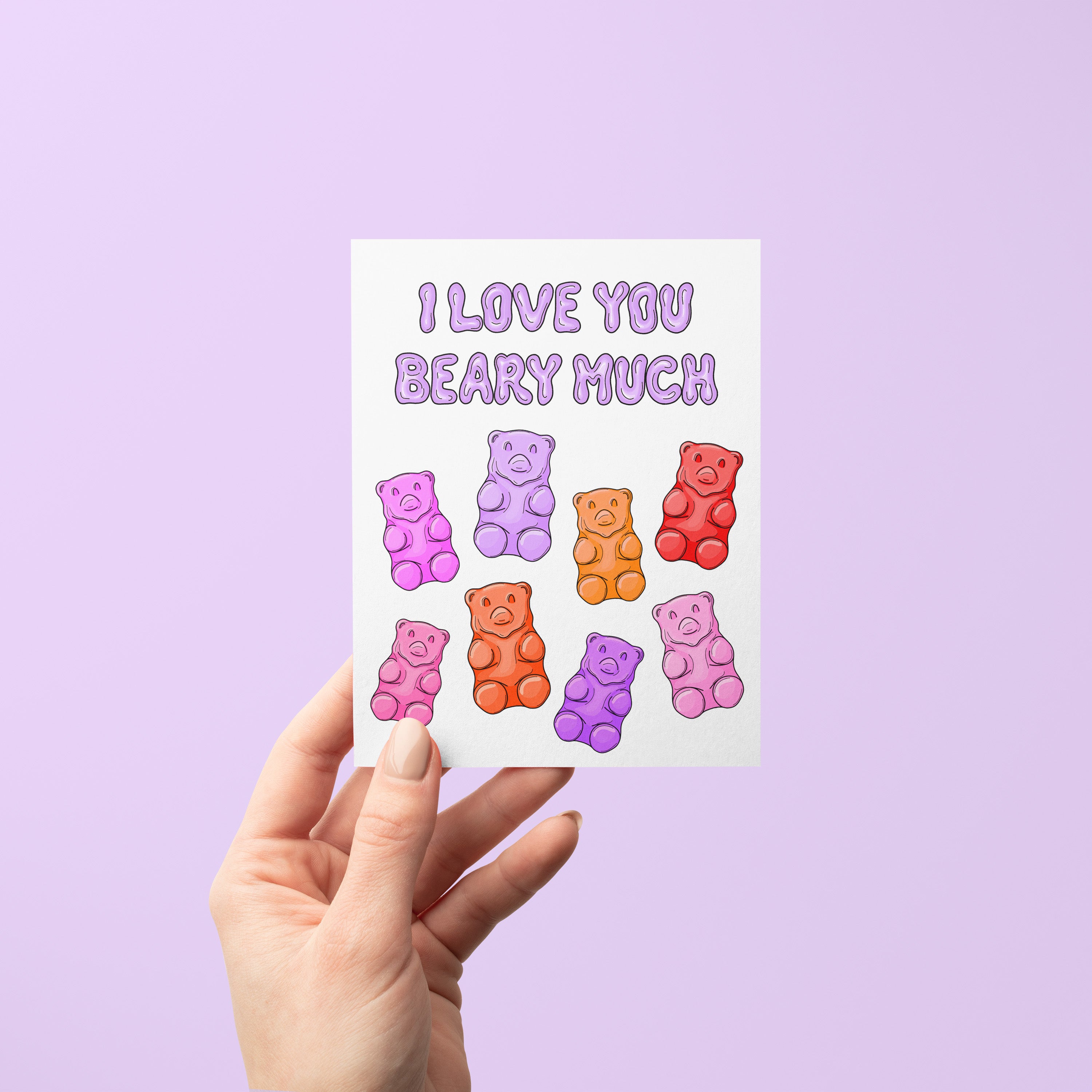 Love You Beary Much card