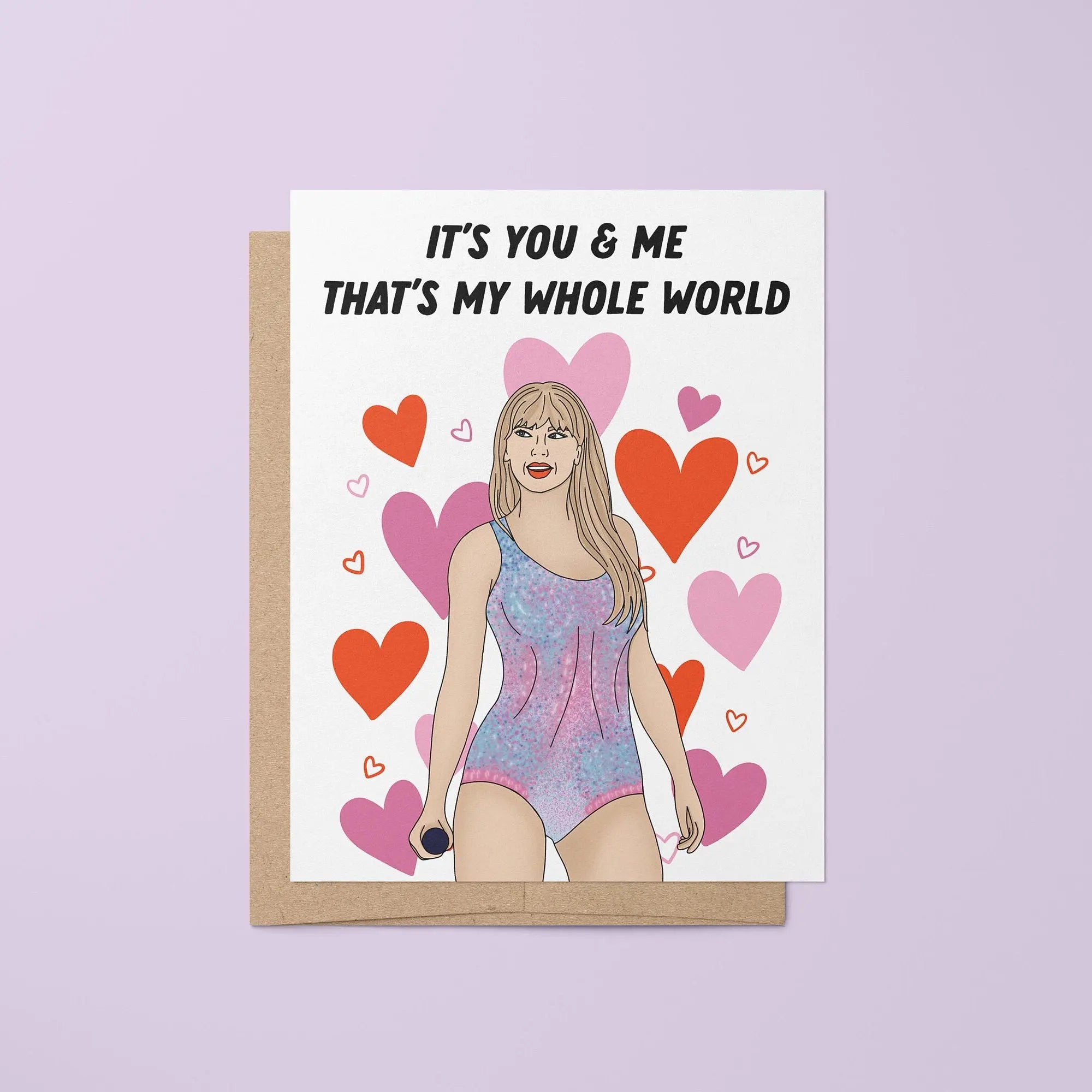 It's You and Me That's My Whole World card MangoIllustrated