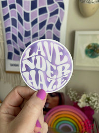 Lavender Haze sticker MangoIllustrated