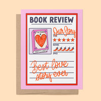 Book Review love card
