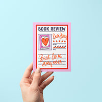 Book Review love card