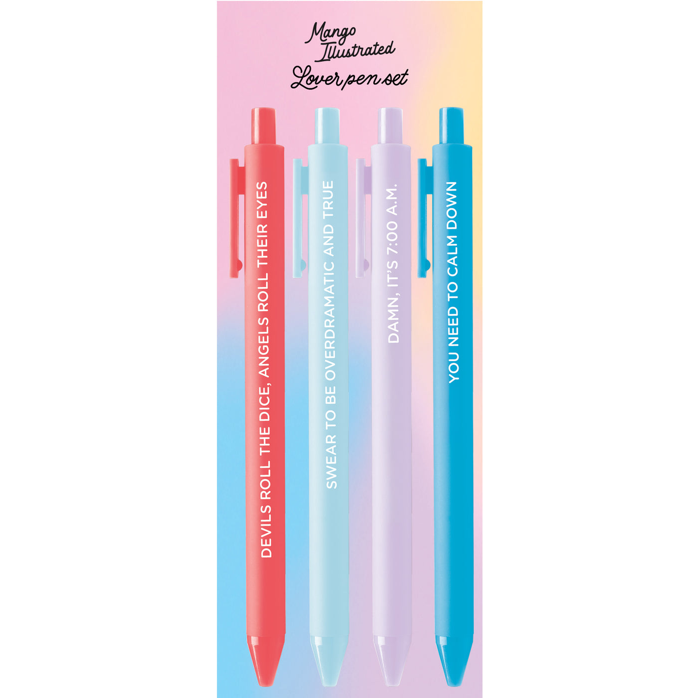 Lover jotter gel pen set - MangoIllustrated - Pen Sets