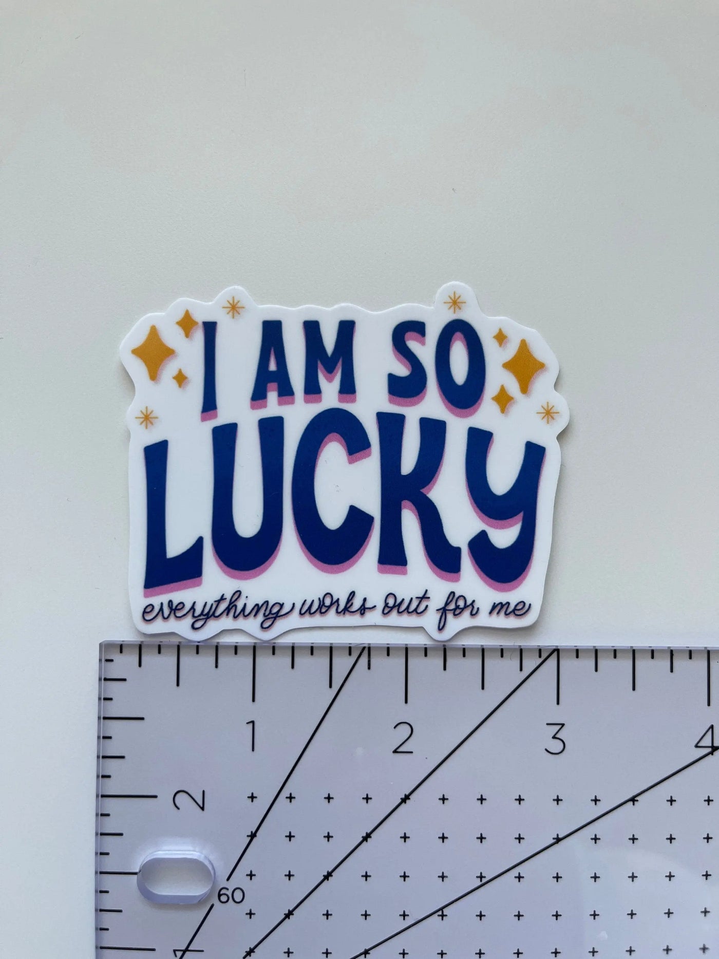 Lucky Girl Syndrome sticker MangoIllustrated