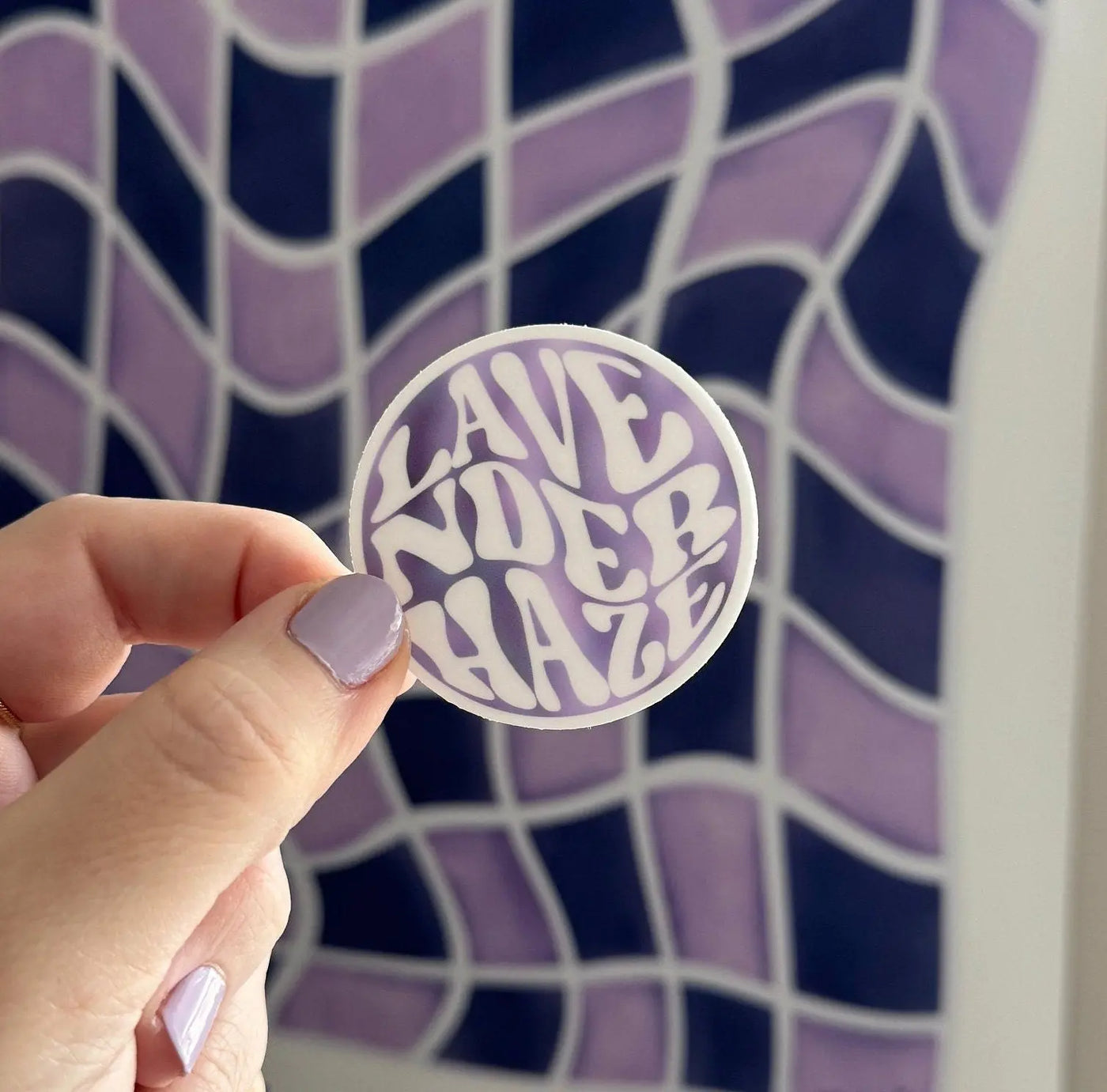 MINI Lavender Haze sticker MangoIllustrated