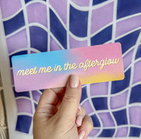Meet Me In the Afterglow Bookmark MangoIllustrated