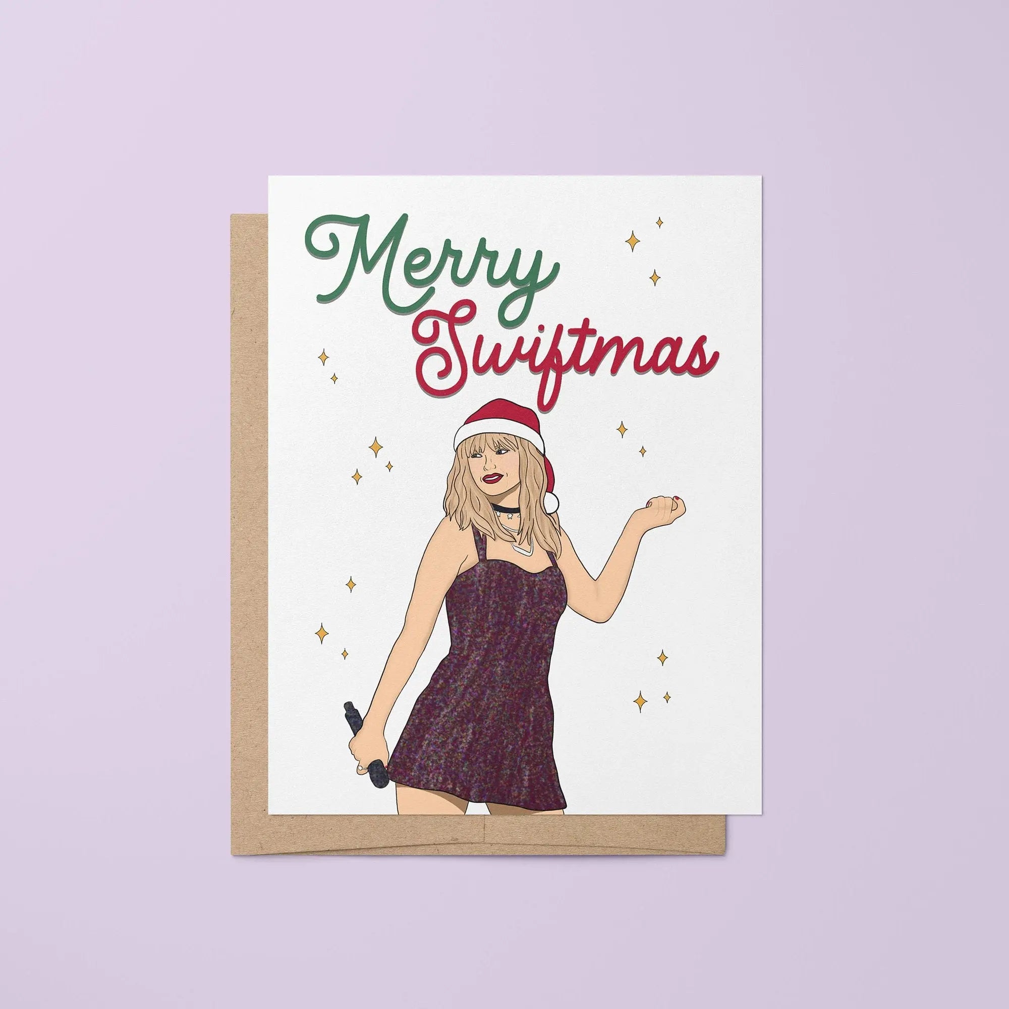 Merry Swiftmas card MangoIllustrated